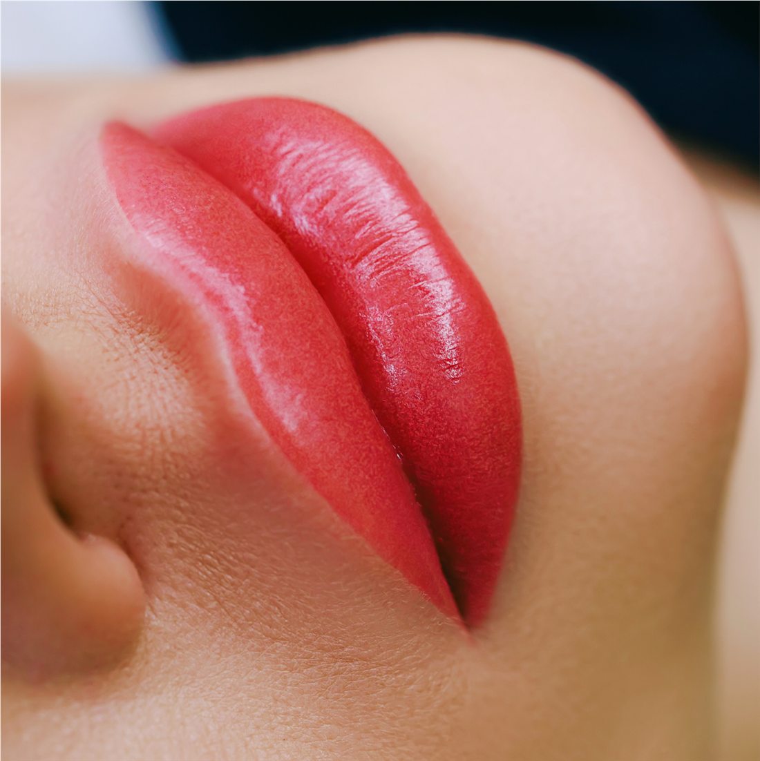 Lip blush permanent makeup