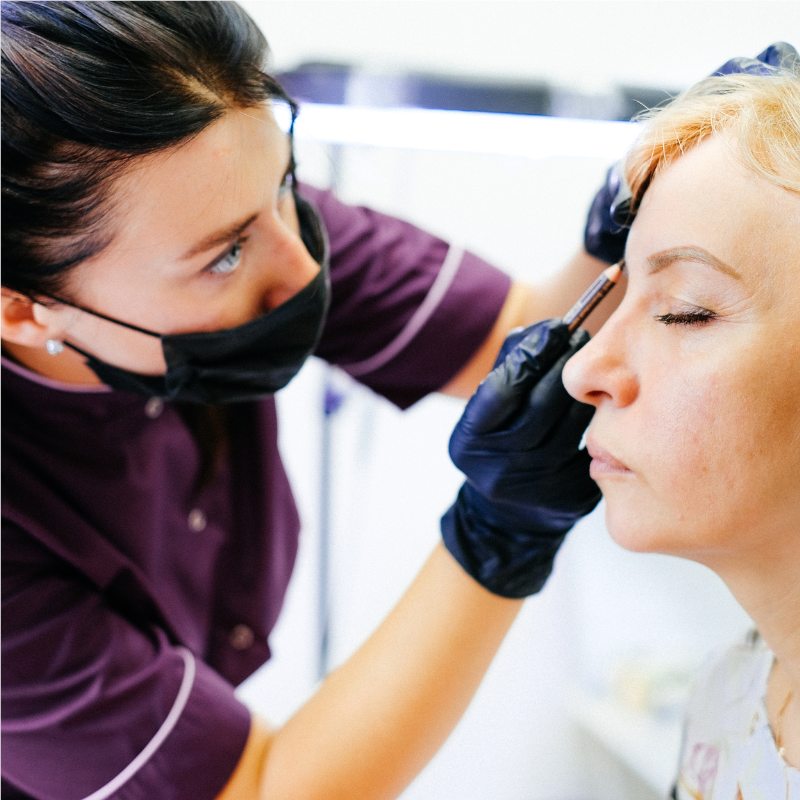 Permanent makeup result by Brow Esteline